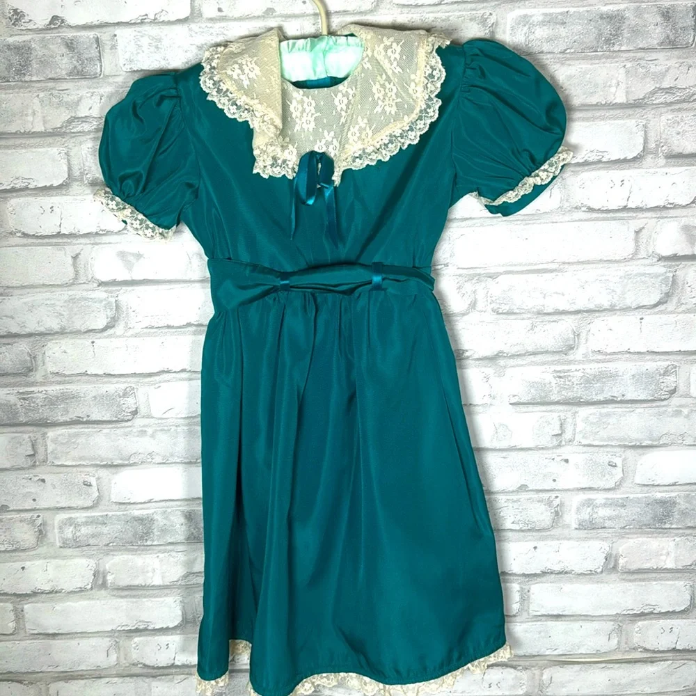 Vintage Toddlers Fancy Church Easter Picture Day Dress